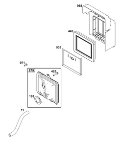 Part Location Diagram of 595030 Briggs and Stratton Filter-a/c Cartridge